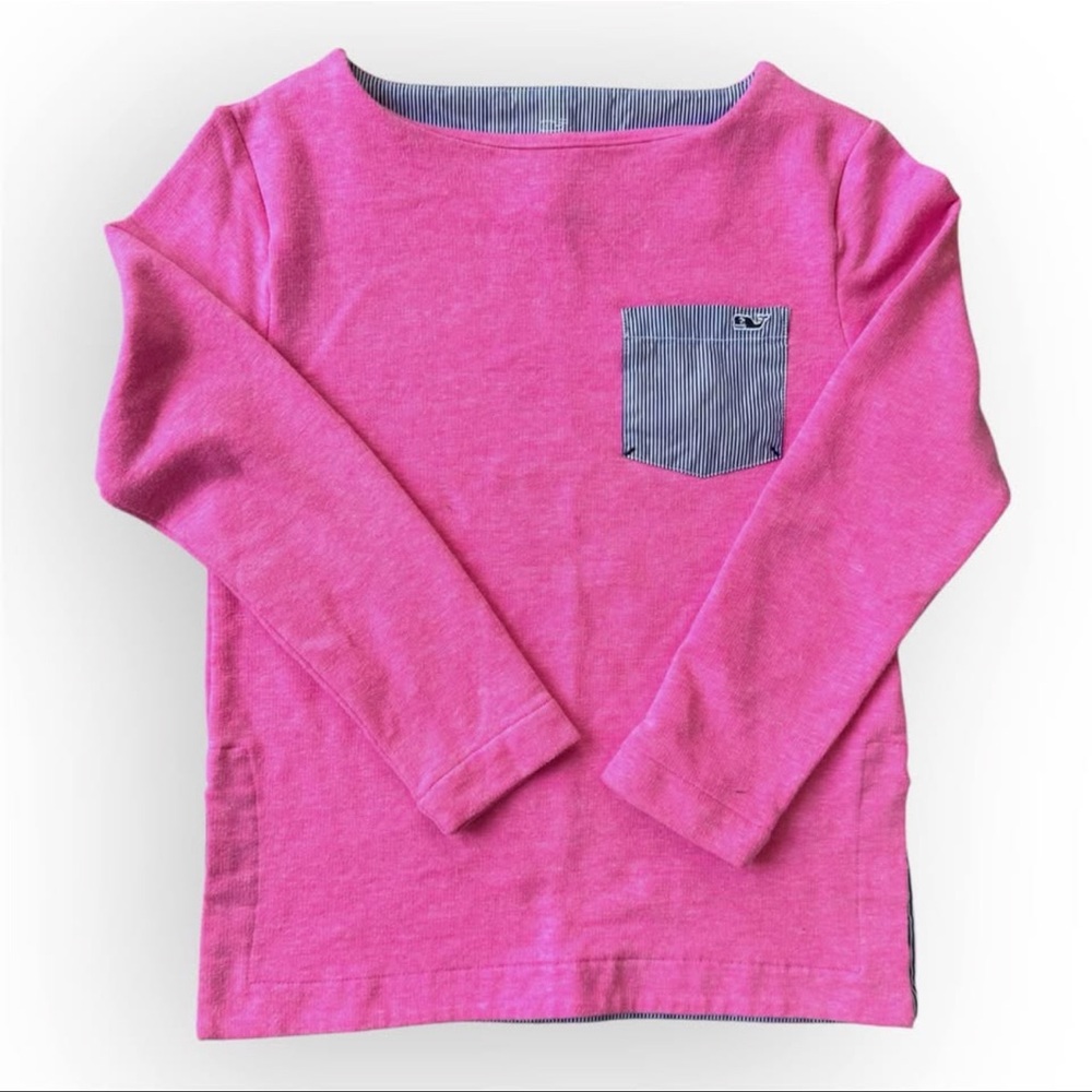 Vineyard Vines Girls Long Sleeve Tee – Size M (10–12)